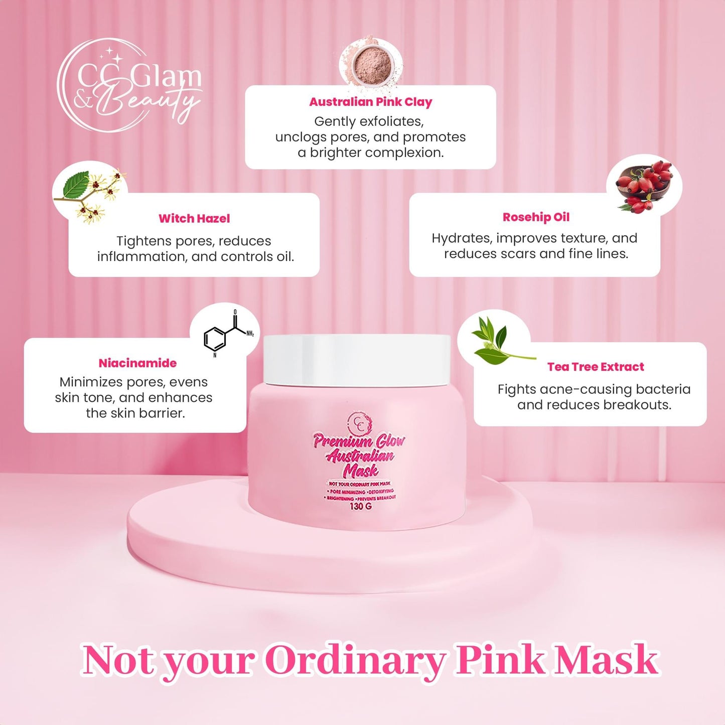 CC Glam Australian Pink Mask 130g