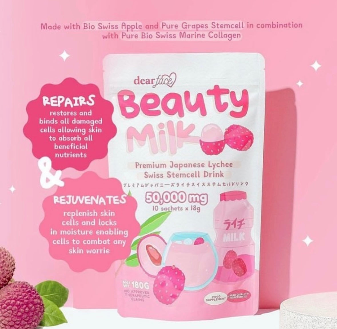 Dear Face Beauty Milk Premium Japanese Drink