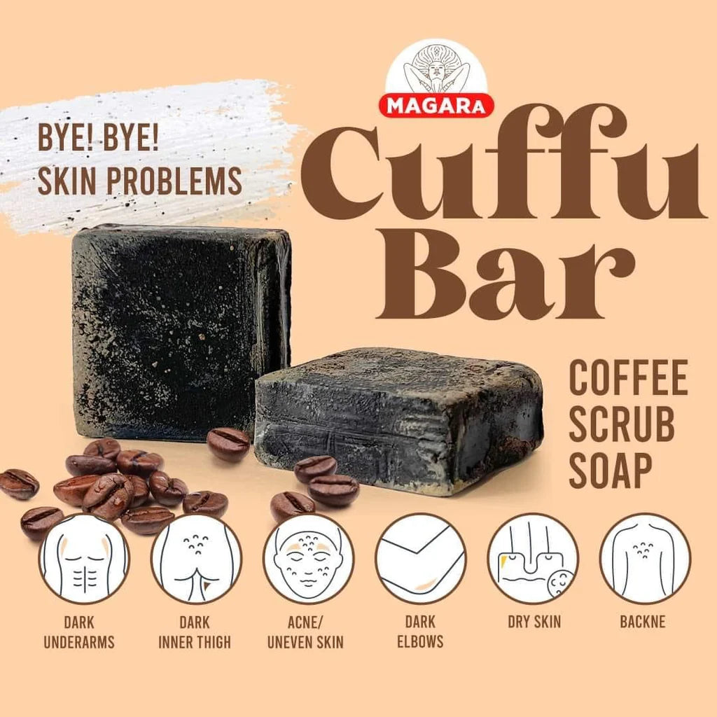 Cuffu Bar Coffee Scrub Soap 60g