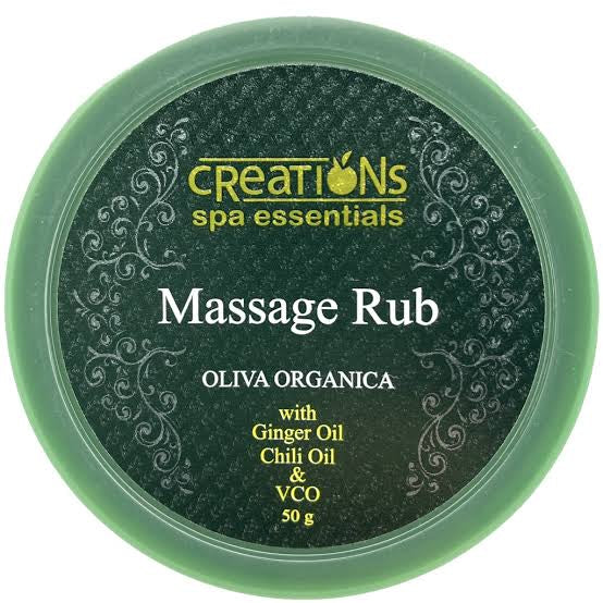 Creations Spa Essentials Massage Rub 50g
