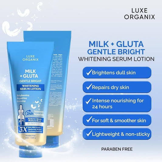 Luxe Organix Milk and Gluta Gentle Bright Lotion 350ml