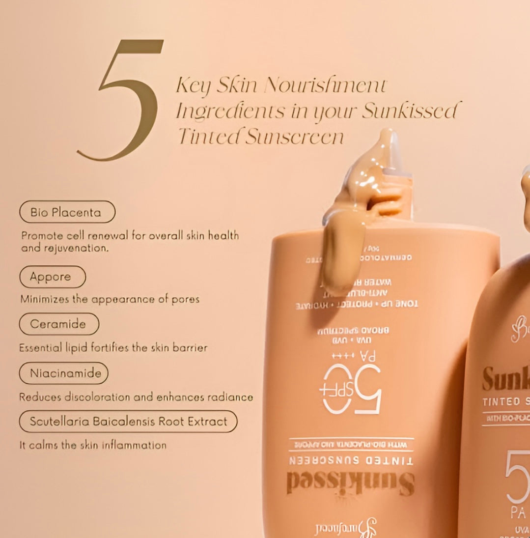 Barefaced Sunkissed Tinted Sunscreen SPF 50 50g