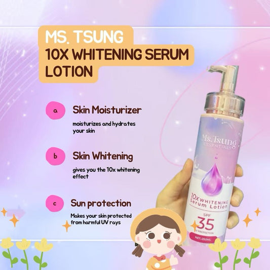 Ms Tsung 10x Whitening Serum Lotion 250ml
