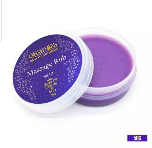 Creations Spa Essentials Massage Rub 50g